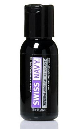 Возбуждающий гель-лубрикант на водной основе Sensual Arousal Lubricant  - 29,5 мл. - Swiss navy - купить с доставкой в Майкопе