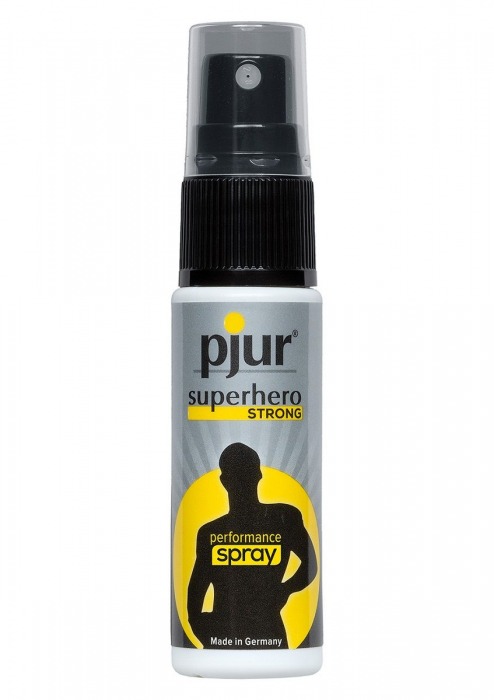 Спрей-пролонгатор длительного действия pjur SUPERHERO Strong Spray - 20 мл. - Pjur - купить с доставкой в Майкопе