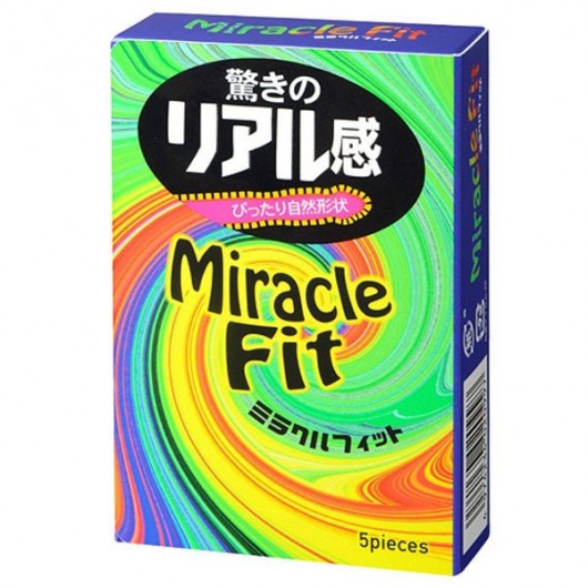 Презервативы Sagami Xtreme Miracle Fit - 5 шт. - Sagami - купить с доставкой в Майкопе