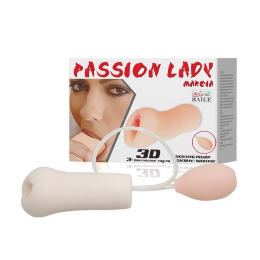 Мастурбатор Passion Lady Marcia с грушей для имитации посасывания - Baile - в Майкопе купить с доставкой