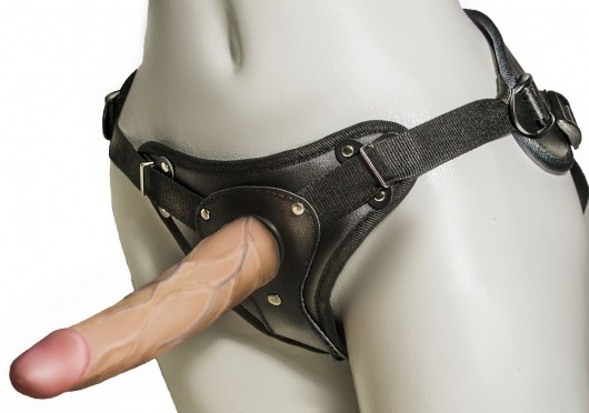 Женский страпон с вагинальной пробкой Woman Strap - 18 см. - LOVETOY (А-Полимер) - купить с доставкой в Майкопе