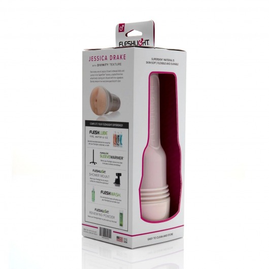 Мастурбатор-вагина Fleshlight Girls - Jessica Drake Heavenly - Fleshlight - в Майкопе купить с доставкой