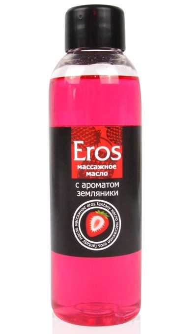 Массажное масло Eros fantasy с ароматом земляники - 75 мл. - Биоритм - купить с доставкой в Майкопе