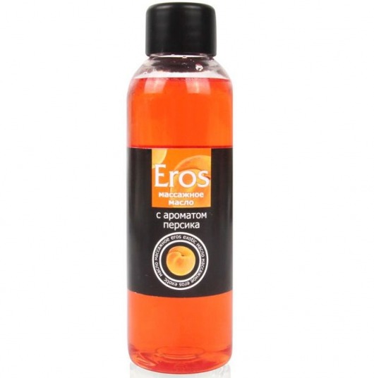Массажное масло Eros exotic с ароматом персика - 75 мл. - Биоритм - купить с доставкой в Майкопе