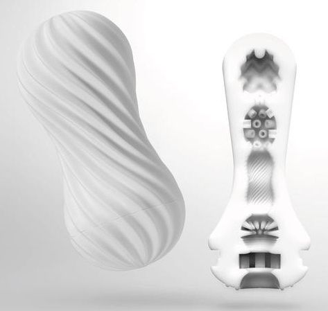 Мастурбатор FLEX Silky White с мягким рельефом - Tenga - в Майкопе купить с доставкой