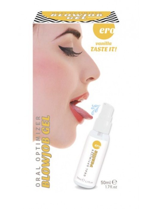 Увлажняющий гель для орального секса с ароматом ванили - 50 мл. - Ero - купить с доставкой в Майкопе