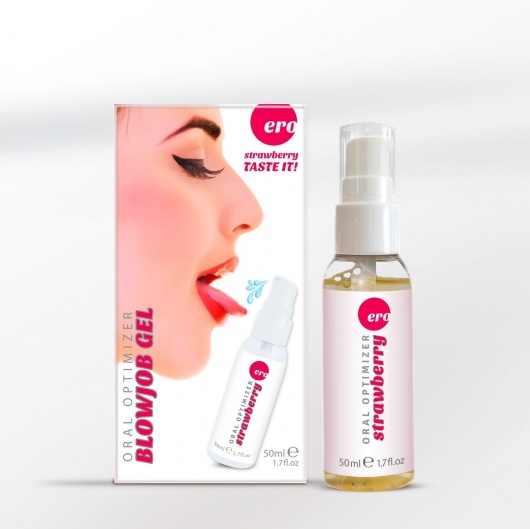 Увлажняющий гель для орального секса с ароматом клубники - 50 мл. - Ero - купить с доставкой в Майкопе