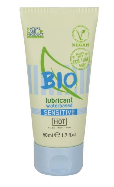 Органический лубрикант для чувствительной кожи Bio Sensitive - 50 мл. - HOT - купить с доставкой в Майкопе