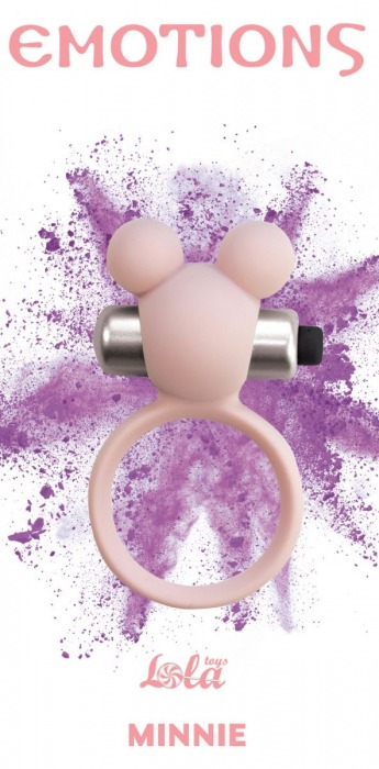 Розовое эрекционное виброколечко Emotions Minnie Light pink - Lola Games - в Майкопе купить с доставкой
