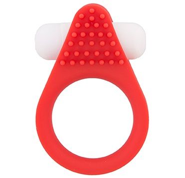 Красное эрекционное кольцо LIT-UP SILICONE STIMU RING 1 RED - Dream Toys - в Майкопе купить с доставкой
