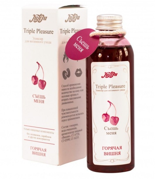 Эликсир Triple Pleasure  Горячая вишня  - 130 гр. - JULEJU - купить с доставкой в Майкопе