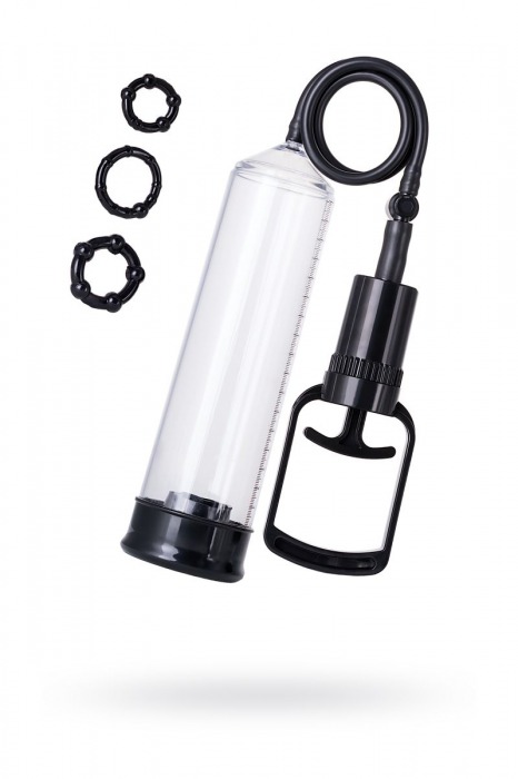 Вакуумная помпа A-toys с уплотнителем и эрекционными кольцами - A-toys - в Майкопе купить с доставкой