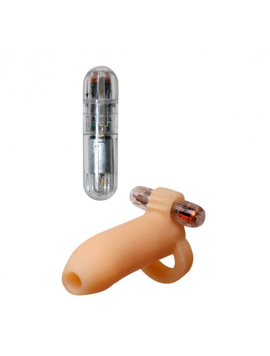 Телесная расширяющая насадка с петлей для мошонки - Pipedream - в Майкопе купить с доставкой