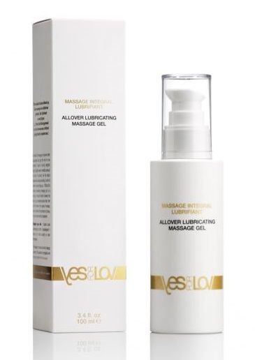 Массажный гель-смазка на силиконовой основе Allover Massage Gel - 100 мл. - YESforLOV - купить с доставкой в Майкопе