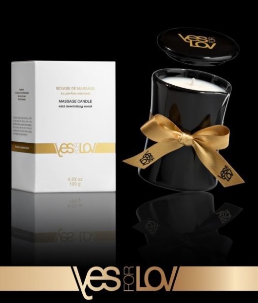 Массажная аромасвеча BEWITCHING MASSAGE CANDLE - 120 мл. - YESforLOV - купить с доставкой в Майкопе