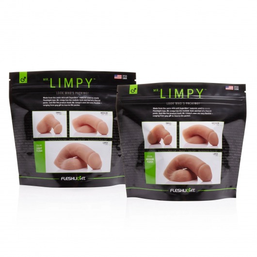 Мягкий имитатор пениса Fleshtone Limpy большого размера - 21,6 см. - Fleshlight - купить с доставкой в Майкопе