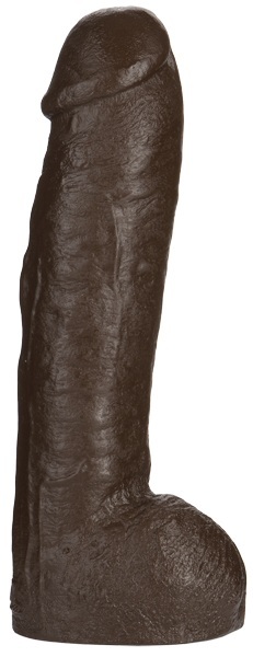 Большая насадка для трусиков Vac-U-Lock Realistic Hung - 31,7 см. - Doc Johnson - купить с доставкой в Майкопе