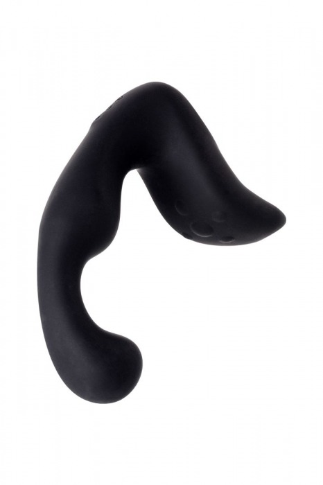 Чёрный изогнутый вибростимулятор простаты Erotist - Erotist Adult Toys - в Майкопе купить с доставкой