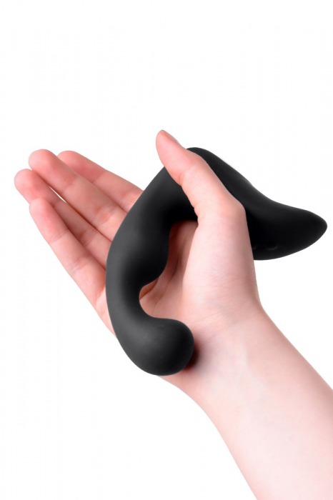 Чёрный изогнутый вибростимулятор простаты Erotist - Erotist Adult Toys - в Майкопе купить с доставкой