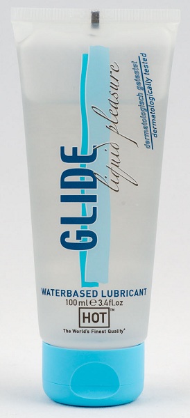 Интимная смазка на водной основе Glide - 100 мл. - HOT - купить с доставкой в Майкопе