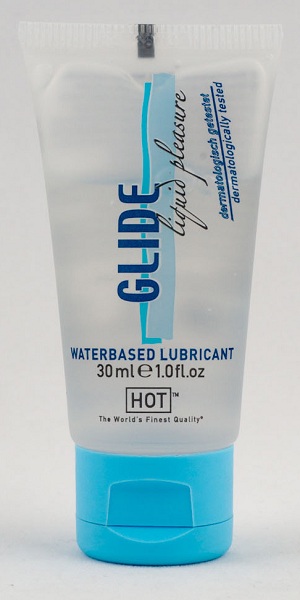 Интимная смазка на водной основе Glide - 30 мл. - HOT - купить с доставкой в Майкопе