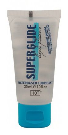 Гель-смазка на водной основе для чувствительной кожи Superglide - 30 мл. - HOT - купить с доставкой в Майкопе