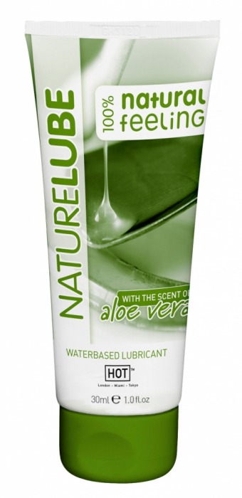 Смазка на водной основе с алоэ вера Nature Lube - 30 мл. - HOT - купить с доставкой в Майкопе