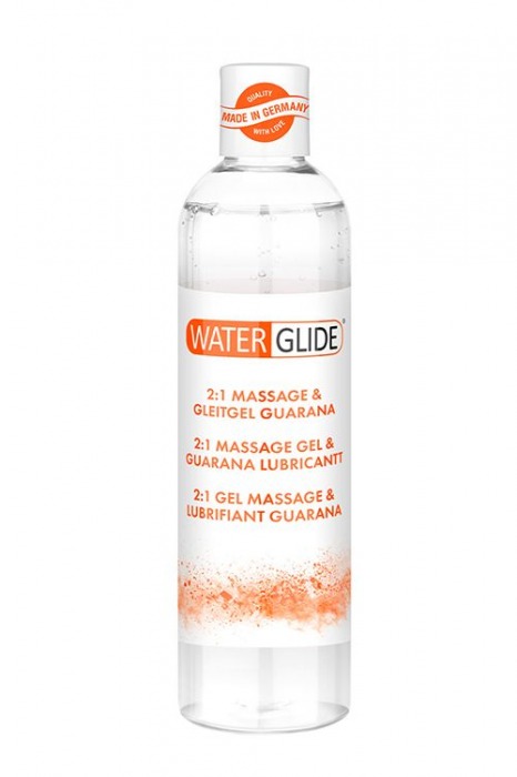 Гель-смазка 2-в-1 MASSAGE   LUBRICANT GUARANA - 300 мл. - Waterglide - купить с доставкой в Майкопе