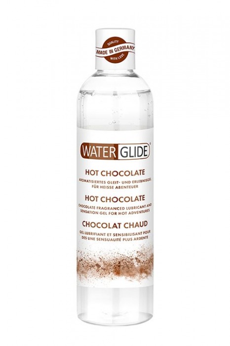 Лубрикант на водной основе с ароматом шоколада HOT CHOCOLATE - 300 мл. - Waterglide - купить с доставкой в Майкопе