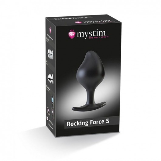Анальная пробка Rocking Force S для электростимуляции - 9,5 см. - MyStim - купить с доставкой в Майкопе