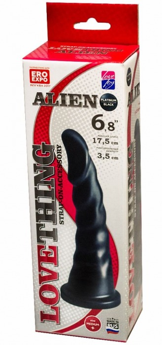 Насадка для трусиков харнесс Alien - 17,5 см. - LOVETOY (А-Полимер) - купить с доставкой в Майкопе