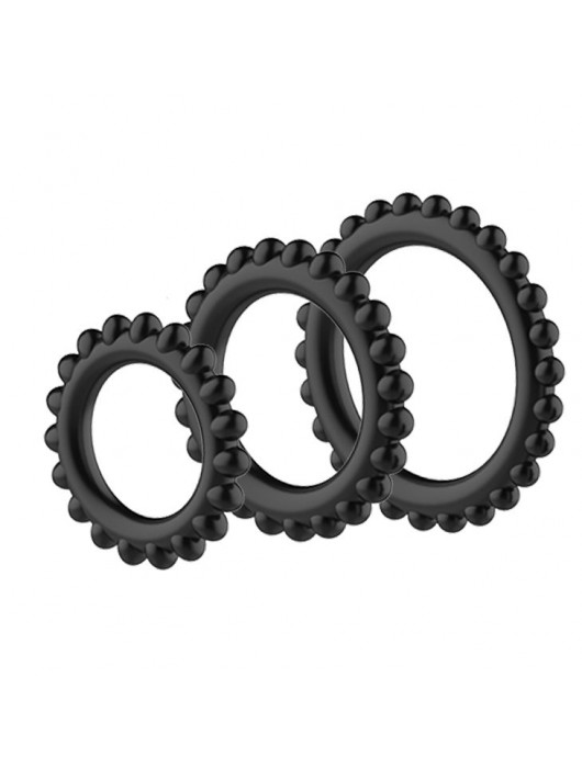 Набор из 3 эрекционных колец Sex Expert - Sex Expert - в Майкопе купить с доставкой