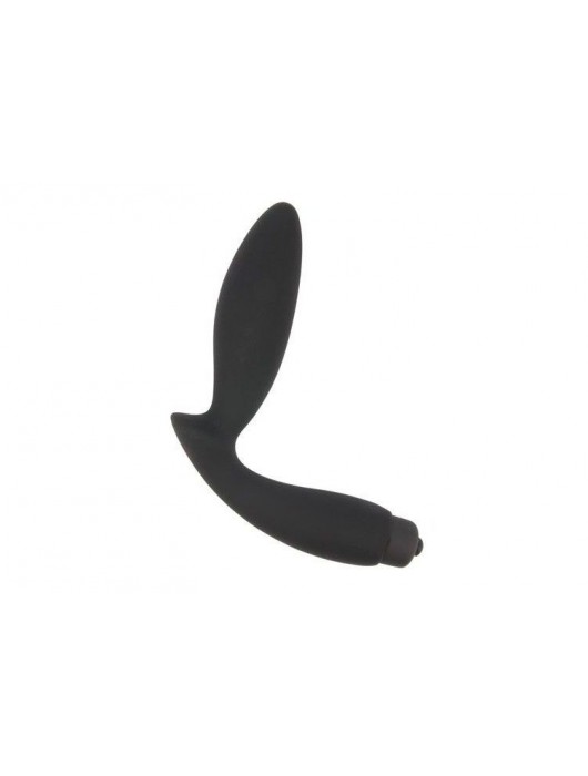Чёрный вибростимулятор простаты Sex Expert Vibe Pleasure - Sex Expert - в Майкопе купить с доставкой