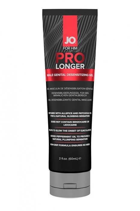 Гель-пролонгатор умеренного действия для мужчин JO Prolonger Gel – 60 мл. - System JO - купить с доставкой в Майкопе
