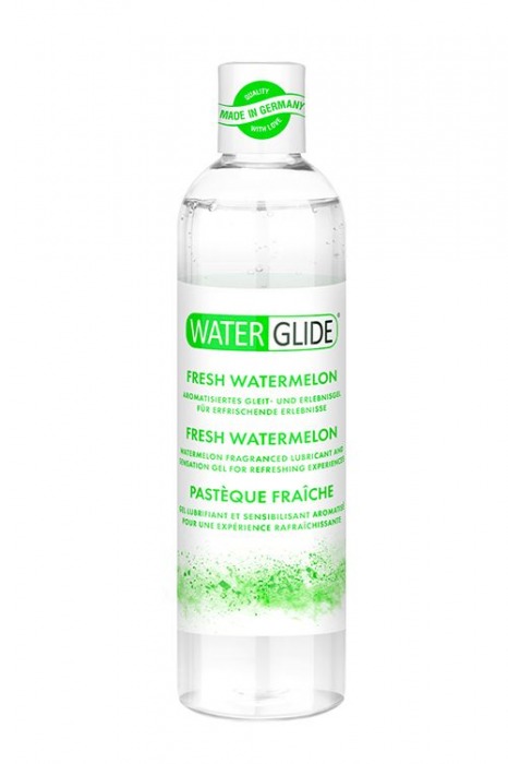 Лубрикант на водной основе с ароматом арбуза WATERGLIDE FRESH WATERMELON - 300 мл. - Waterglide - купить с доставкой в Майкопе
