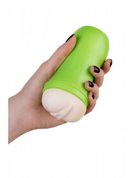 Мастурбатор-вагина A-Toys в зеленой колбе - A-toys - в Майкопе купить с доставкой