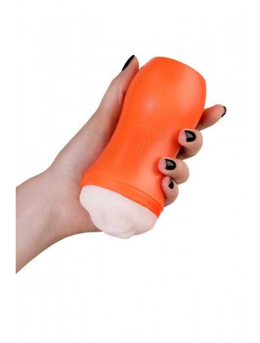 Мастурбатор-ротик A-Toys в оранжевой колбе - A-toys - в Майкопе купить с доставкой