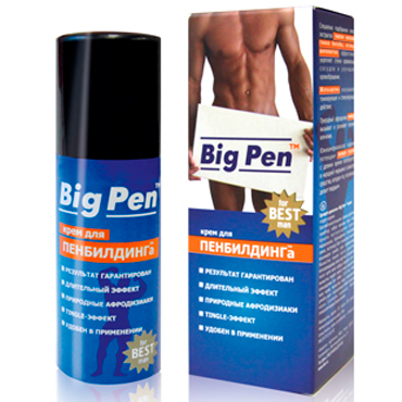 Крем Big Pen для увеличения полового члена - 50 гр. - Биоритм - в Майкопе купить с доставкой