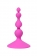 Розовая силиконовая анальная пробка Loverty - 8 см. - ToyFa в Майкопе Розовая силиконовая анальная пробка Loverty - 8 см. - ToyFa