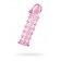 Гелевая розовая насадка на фаллос с шипами - 12 см. - Toyfa Basic - в Майкопе купить с доставкой Гелевая розовая насадка на фаллос с шипами - 12 см. - Toyfa Basic - в Майкопе купить с доставкой