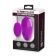 Лиловое виброяйцо с удобным пультом управления вибрацией - Baile в Майкопе Лиловое виброяйцо с удобным пультом управления вибрацией - Baile